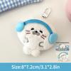 Cute Seals Sea Otter Baby Keychain Plush Seal Figurine Hanging Pendant Keyrings Student Schoolbag Key Chain Pendant Gifts