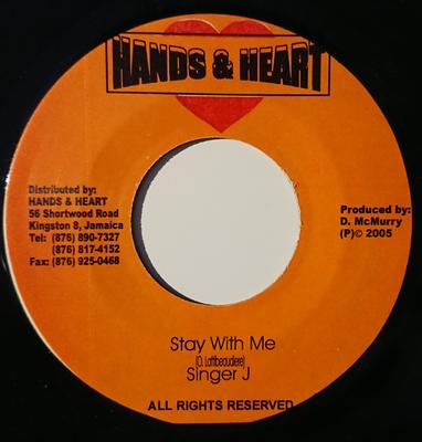 7-Zoll-Single SINGER J - Stay With Me KEINE Hände & Herz 2005 Jamaika Reggae, Ska & Dub Gebraucht