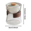 Glass Teapot Blooming & Loose Leaf Dinnerware Removable Portable Tea Kettle Gong Fu