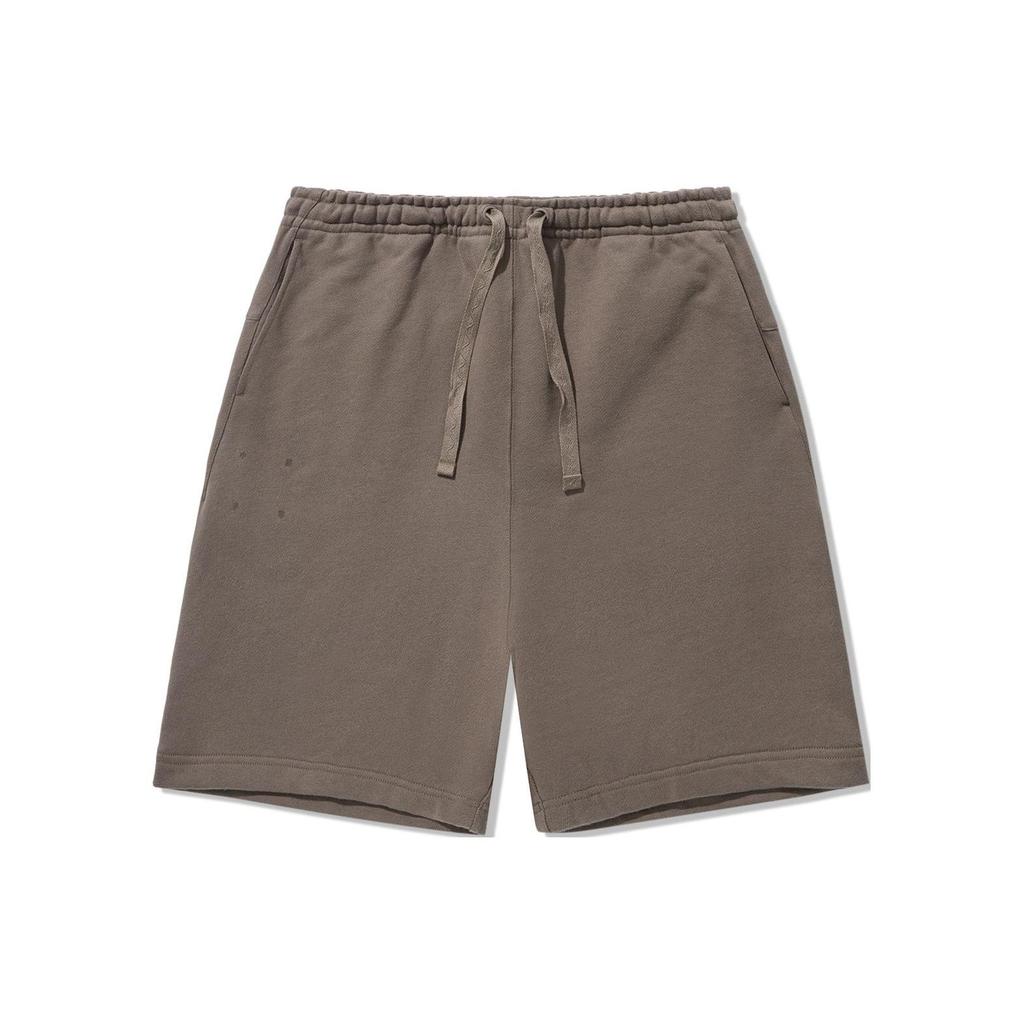Li Ning Vital Series Solid Color Loose Fit Drawstring Casual Shorts Men Shorts Mushroom-Brown AKST911-3