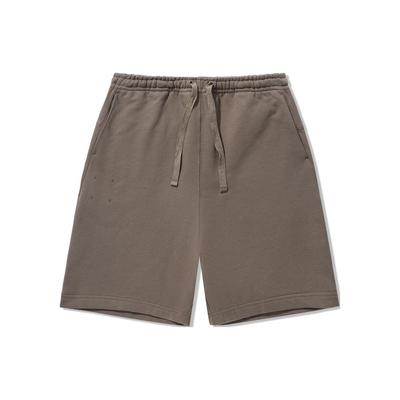 Li Ning Série Vital Couleur Unie Coupe Ample Cordon de Serrage Short Décontracté Homme short Marron Champignon AKST911-3