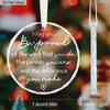 1pc Employee Appreciation Gifts for Women Men, Boss Day Thanksgiving Day Christmas Glass Ornament