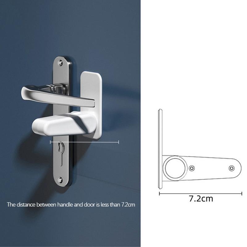 1Pc Door Lever Lock Baby Proofing Door Handle Lock Childproofing Door Knob Lock Easy To Install and Use