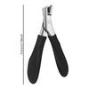 Toenail Clippers for Thick Toenails,Sharps Heavy Duty Nails Cutter Angled Head Toe Nail Clippers with Wide Jaw Opening