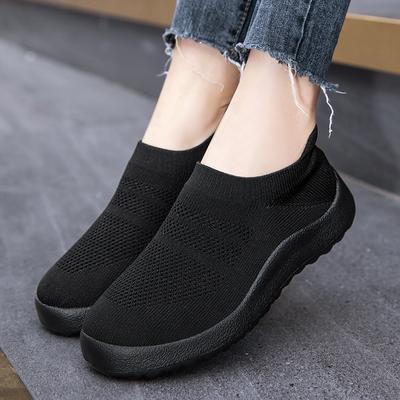 Damenmode Sneakers Slip On Plateau Sneakers Walking Damen Sneakers Übergröße Damen Vulkanisierte Schuhe Tenis Feminino
