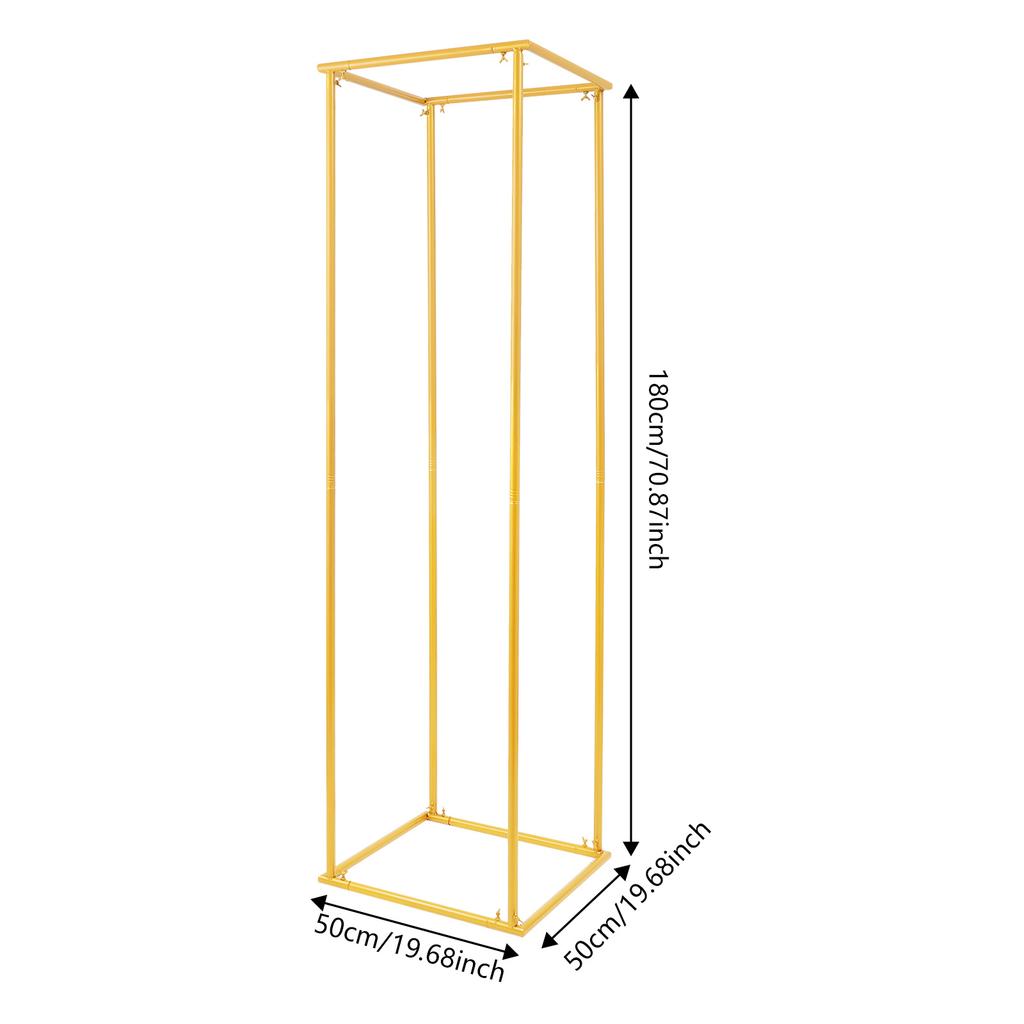 Flower Stand, Flower Display Rack Decorations for Wedding Party Event, Gold Flower Holder for Home Party Wedding Decorations