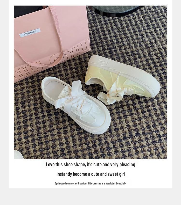 Women's Spring/Summer 2025 Grape Mom Satin German Trainer: Leather, Thick Sole, Height-Increasing, Lace-Up Skate Shoes