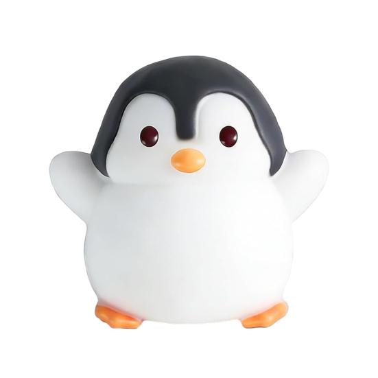 

Squeeze Toy with Cuet Penguin Shape Fidget Toy Stress Relief Sensory Toy Soft TPR Squeeze Figure for Kids Teens Adults чёрный