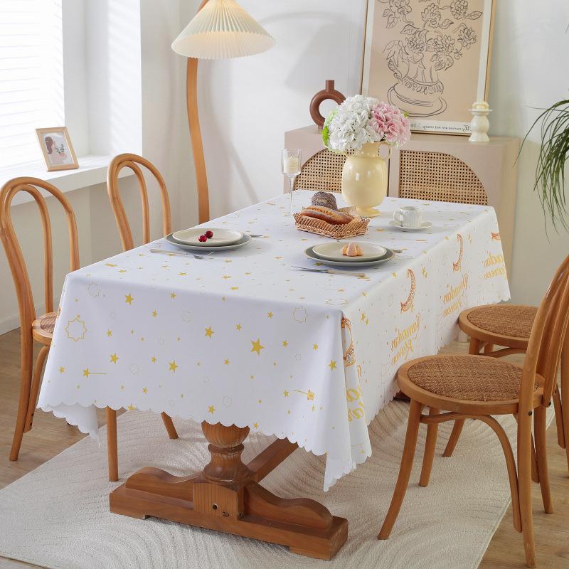 Față de masă 1BUC masă de sufragerie impermeabilă și rezistentă la grăsimi, tapițată cu țesătură din poliester