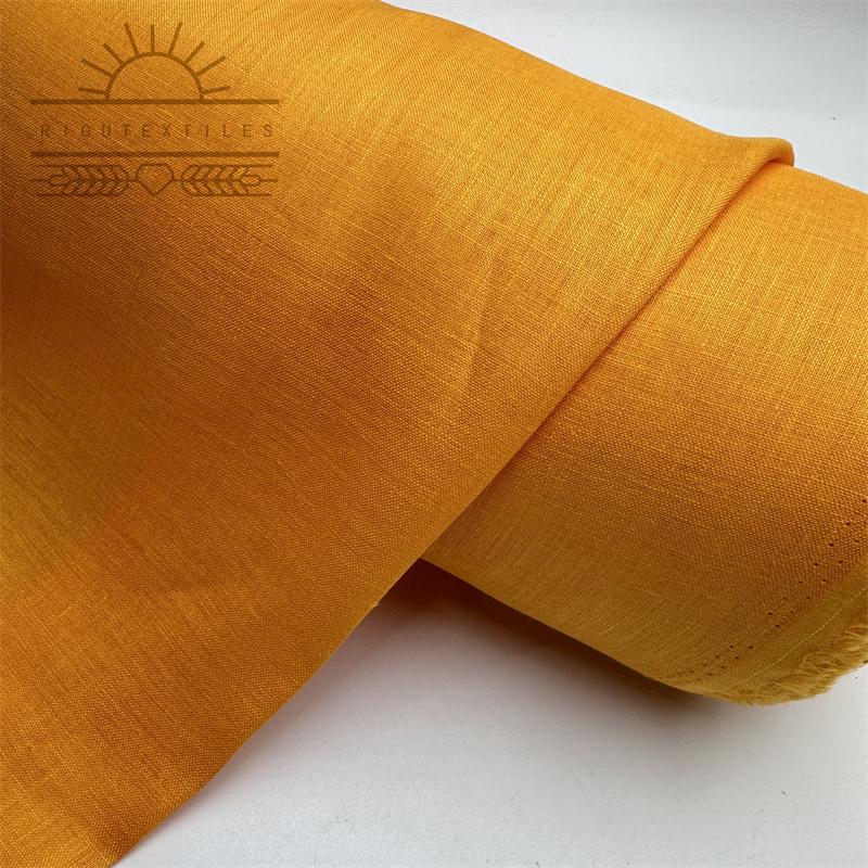 High Quality 30% linen 70% Cotton fabric Clothing fabric Plain Color For Shirt linen Cotton fabric