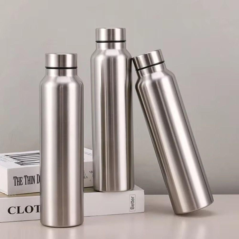 750ml/1000ml Outdoor Drink Bottles Stainless Steel Travel Water Cup for Camping