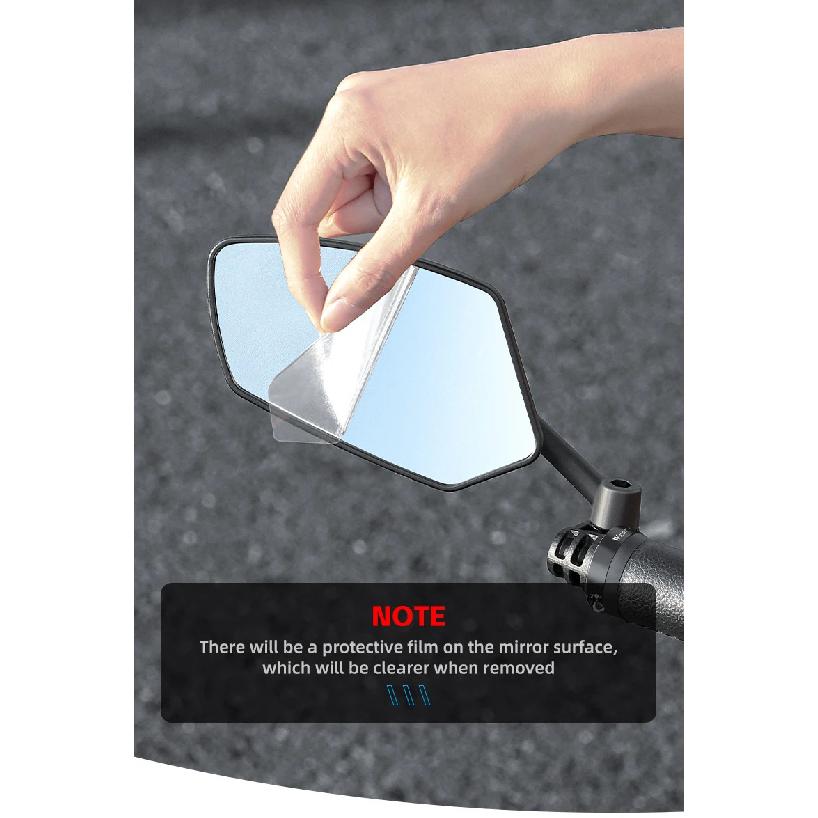 Bicycle Handlebar Mirror 360 ° Adjustable Safety Rearview MTB Road Bicycle Rearview Mirror Summer Outdoor Riding Accessories