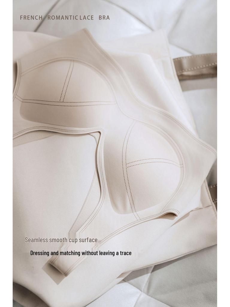 Cloud-Feel Women's Seamless Wireless Bra - Comfortable Medium-Thin Anti-Sag Vest Style with Fixed Cups