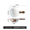 VAKADA Irregular Deep Ceramic Salad Bowl