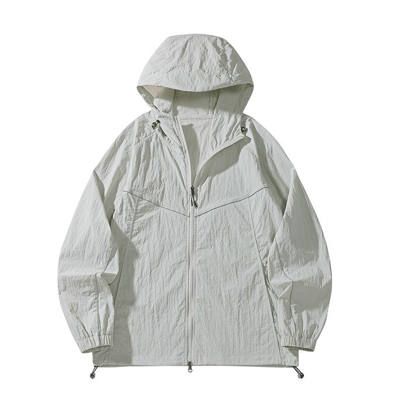 

2025 Унисекс Легкая Дышащая Куртка с Защитой от Солнца для Весны/Лета – Повседневная Рабочая Одежда, Подлежащая Кастомизации 3X-Large светло-серый