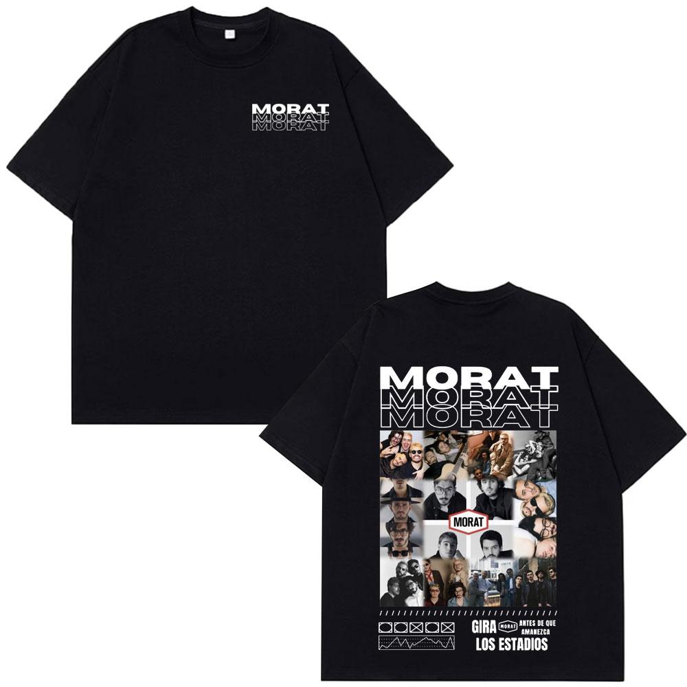 Morat Band Doublesided Prin Tshirts Men Women Fashion Hip Hop Tshirt Casual Cotton Oversized Short Sleeve T Shirts Streetwear