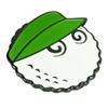 Golf Ball Hat Clip Marker Detachable Golf Cap Clip Marker for Men Women Golfer Golf Accessories Supplies Green