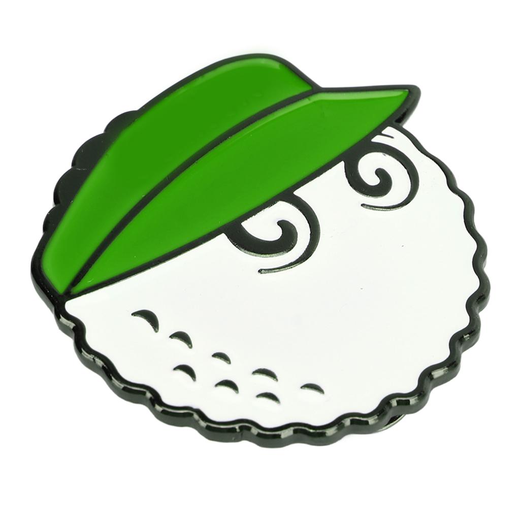 Golf Ball Hat Clip Marker Detachable Golf Cap Clip Marker for Men Women Golfer Golf Accessories Supplies Green