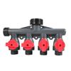 4 Way 4 Way Hose Splitter Plastic Garden Hose Splitter Durable Water Tap Splitter  Home Garden