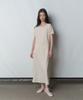 Bopeu Rune Half-Sleeve Long Dress (Ecru)