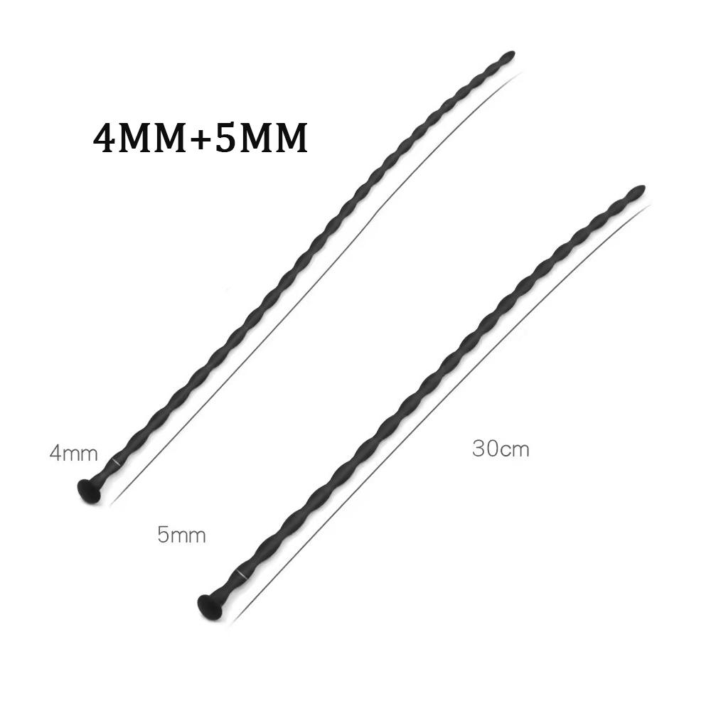 RUNYU Silicone Wave Horse Eye Stick Urethran Expander Sextoys SM Penis Plug Men Urethra Masturbation Stimulator Adult Supplies