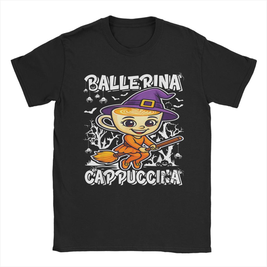 Halloween Italian Brainrot (2) Men's T Shirt Unique Tee Shirt Short Sleeve Round Collar T-Shirts Cotton Gift Tops