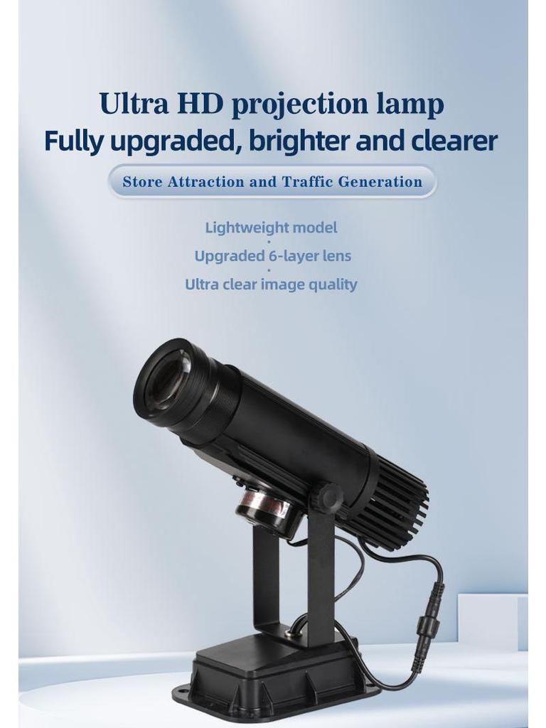 LED Rotating Logo Projection Light for Outdoor Shop Signs