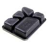 HUIHUADU Microwaveable Five-Compartment Disposable Meal Boxes