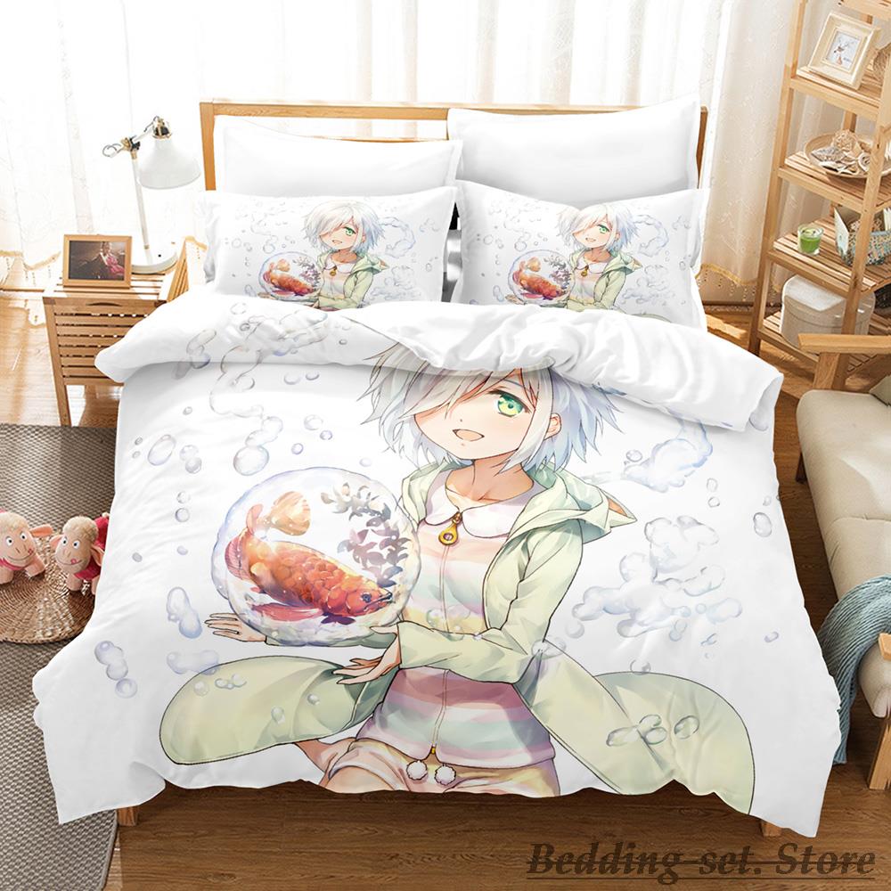 2023 Darwin's Game Bedding Set Single Twin Full Queen King Size Bed Set Adult Kid Bedroom Duvetcover Sets Anime Kawaii