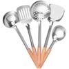 5/10 Pcs Stainless Steel Cooking Utensil Set Heat Resistant Easy Cleaning Kitchen Gadget for Home Restaurant Cooking Accessories
