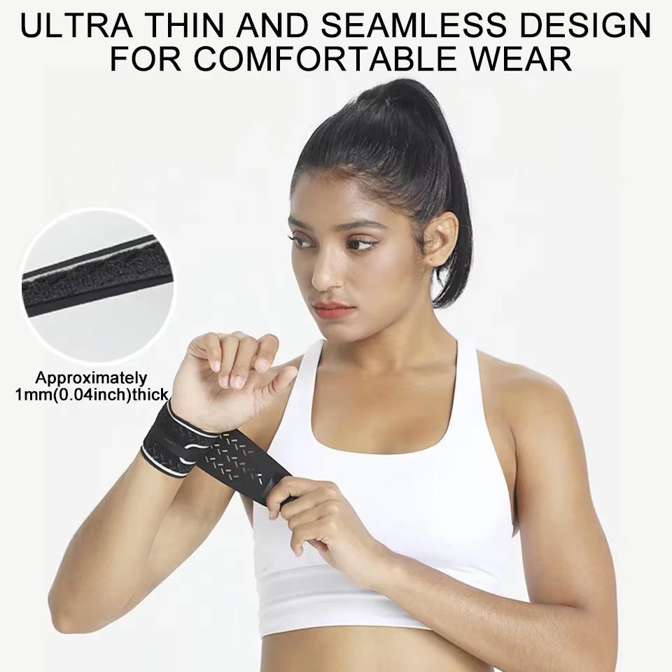 1Pcs Sports Compression Wrist Brace Thin Breathable Adjustable Support for Running Basketball Badminton