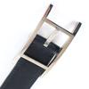 Very Good HERMES belt Black brown leather Women Used