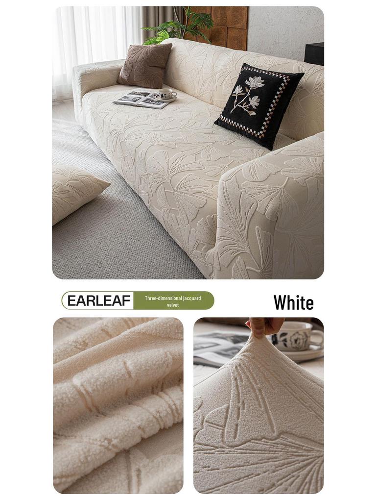 2025 New Light Luxury Jacquard Velvet Sofa Cover, Non-Slip, All-Season, Full Wrap.