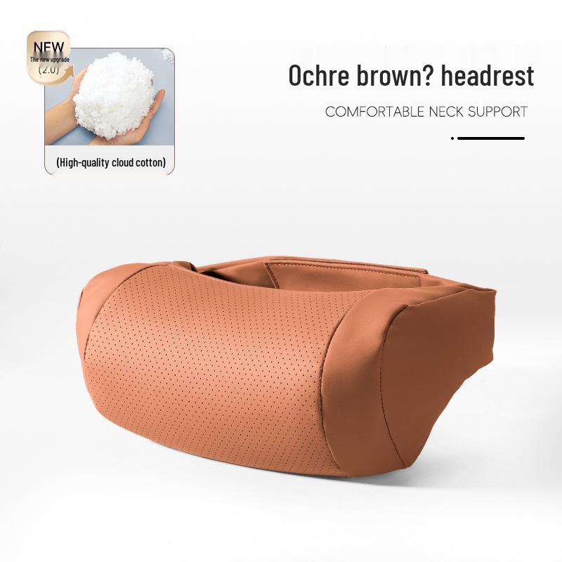 Kashidon Headrest & Lumbar Support Pillow for Maybach S-Class Mercedes Car Seat