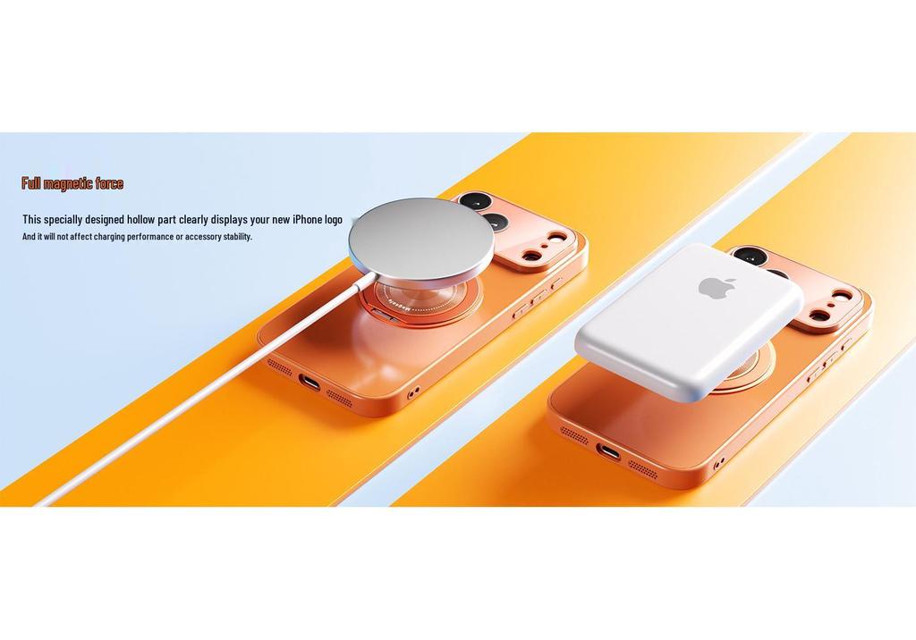 Apple 17ProMax & 16ProMax Magnetic Rotatable Drop-Proof Phone Case