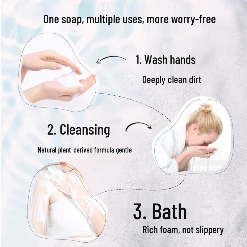 Kao Imported Rose Scented Bar Soap 6-Pack