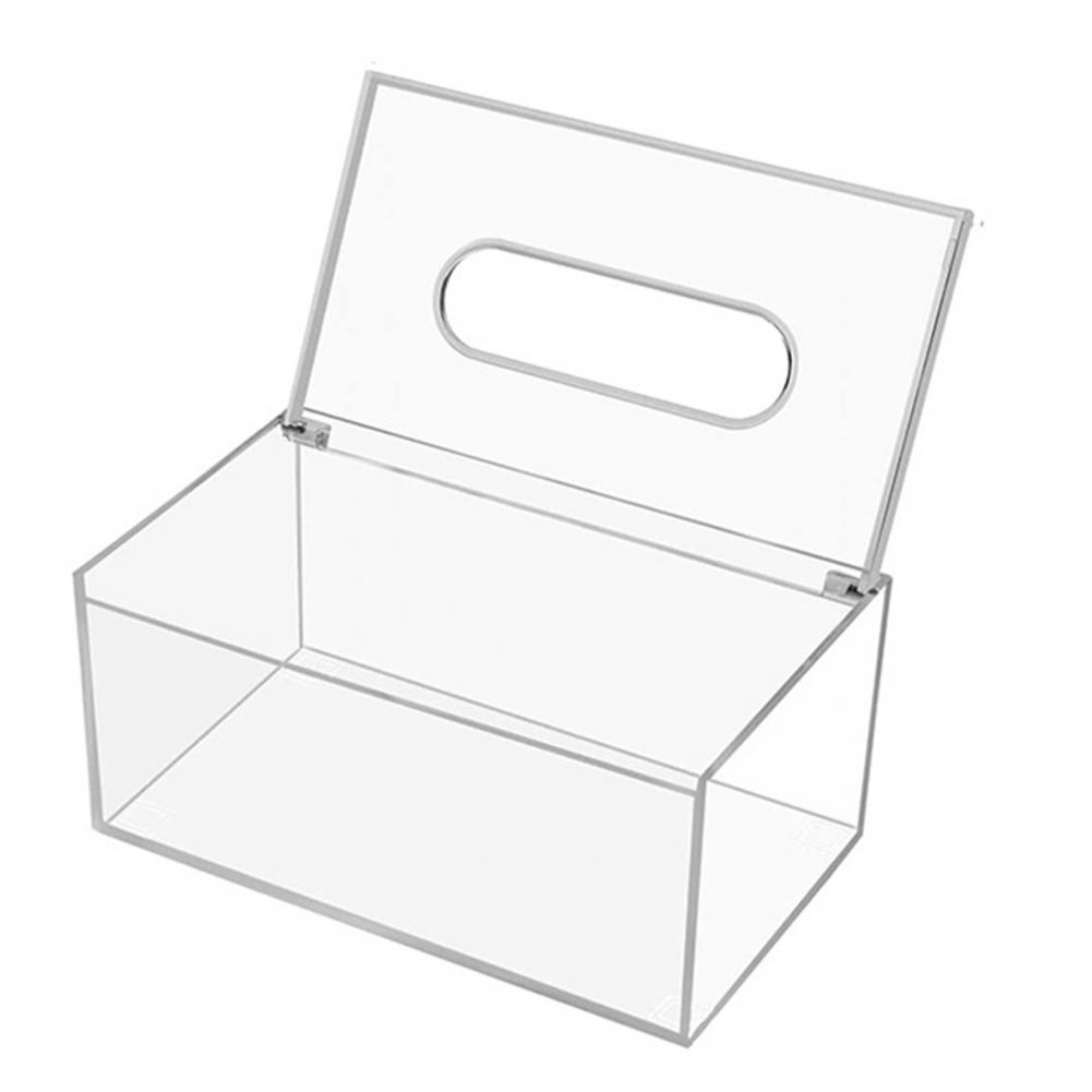 

Чехол для салфеток, прочный, для гостиной, ванной, рабочего стола, органайзер, легко наполняемый держатель для салфеток прозрачный