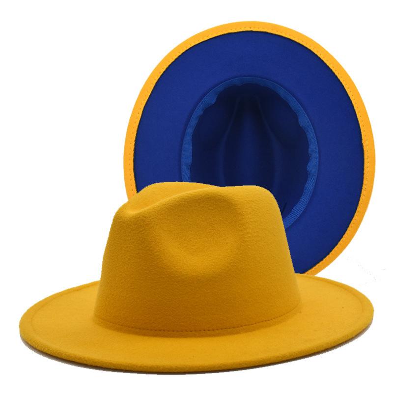 Buy 40 Color Wide Brim Felt Hats Floppy 