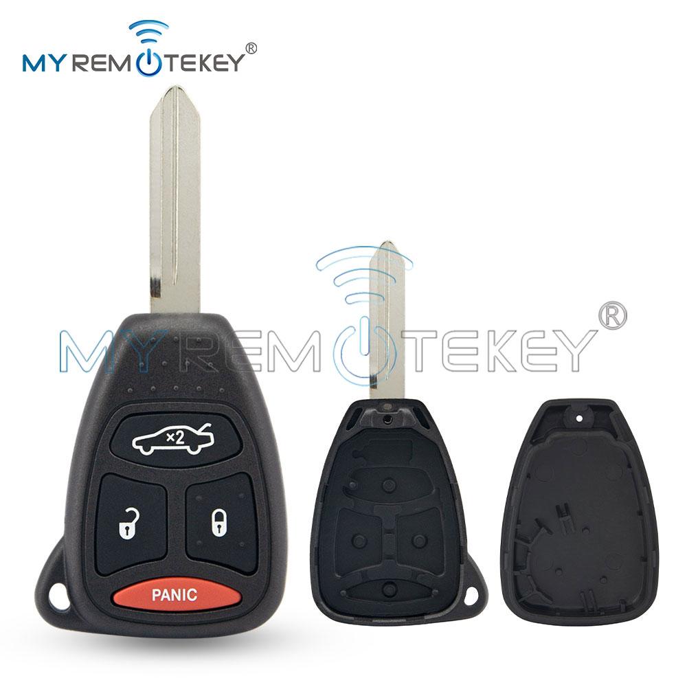 MYREMOTEKEY Remote Car Key Shell Case Fob for Chrysler Pacifica Aspen 300 Dodge RAM Caravan Jeep Commander Grand 2/3/4/5/6Button