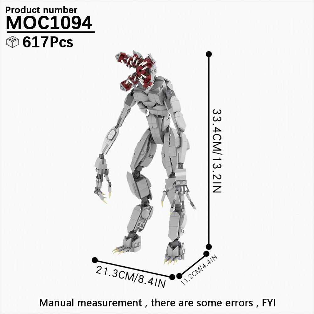 Horror Action Movie TV Stranged Figure Brick DIY Building Block Monster Creative Cheap MOC Toy Halloween Gift For Adult Children