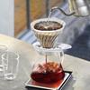 HARIO V60 Heat Resistant Glass Transparent Dripper 01 For Cups Black Made In Japan 1~2 VDGR-01-B