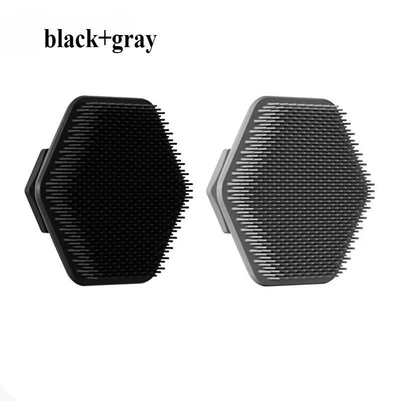 Alwafore Gezichtsreinigingsborstel Scrubber Siliconen Miniatuur Gezicht Diepe Reiniging Scheren Massage Gezichtsscrubborstel Gezichtsreiniger Voor Mannen