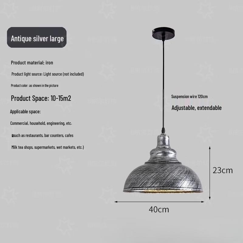 Oeny Vintage Industrial Pendant Light