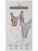 Square Neck Ribbed Tank Top for Women – Plus Size, Curvy, Racerback, Slimming Layer