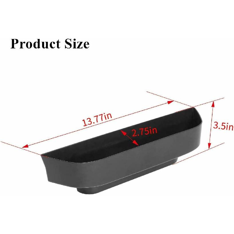 TJ Co-Pilot Passenger Grab Bar Storage Tray Organizer Box For 1997-2006 Jeep Wrangler TJ SE Sport Sahara Rubicon Sport Utility Black Interior Parts