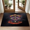 Guns N’ Roses Design Crystal Velvet Rug Soft Decorative Mat for Bedroom Entrance