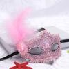 Costume Mask Feather Masquerade Mask Halloween Mardi Gras Cosplay Party Masque