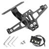 Motorcycle License Number Plate Bracket Rear Turn Signal Lamp Holder CNC LED Light Aluminum Fender Eliminator Kits Universal