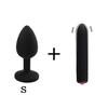 3Pcs/Set Safe Butt Plug With Crystal Detachable Jewelry Anal Plug Vagina Clitoris Vibrator Sex Toy