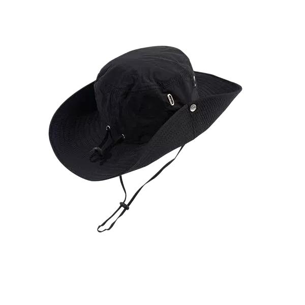 Men Women Outdoor Sun Hat Wide Brim Bucket Hat Uv Protection Fishing Boonie Cap Summer Safari Hat For Hiking Camping